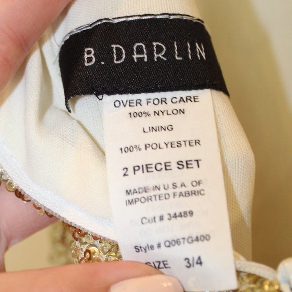 B Darlin Two Piece Dress - Picture 4 of 6